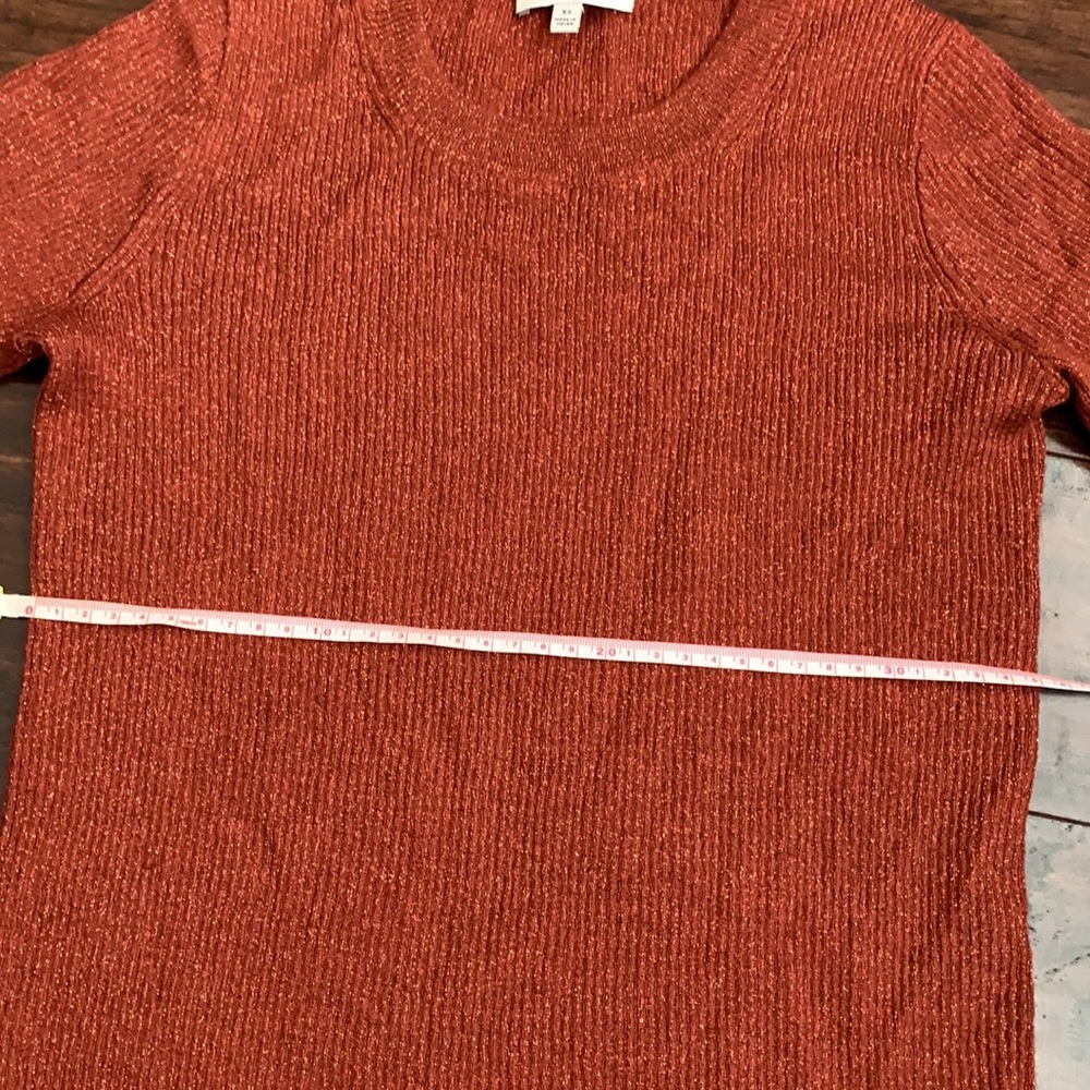 Madewell knit shiny short sleeve - Picture 7 of 7